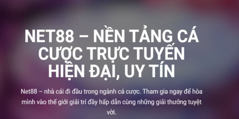 Tại Sao Nên đăng ký Đại Lý Net88?